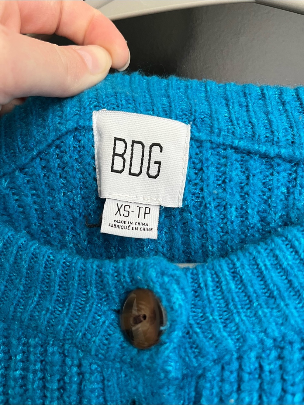 BDG Cropped Ribbed Sweater - Picture 2 of 2